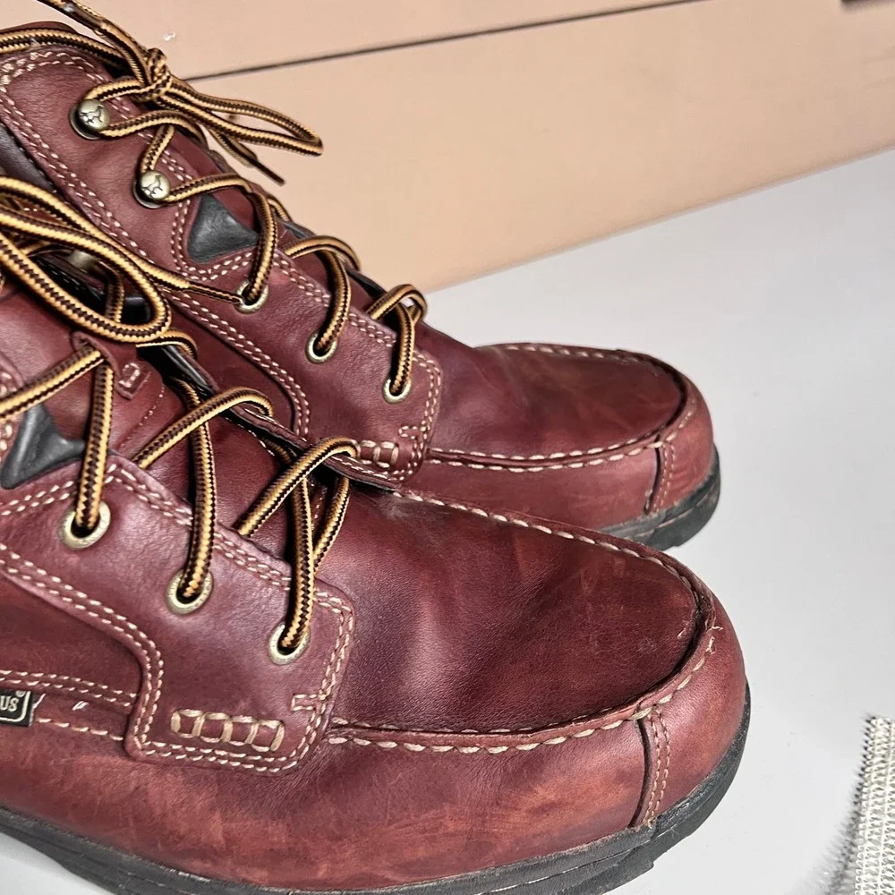 Irish Setter Hunt Mens 12 D Red Leather Dry-Plus Waterproof Moc Toe‎ Boots 1892